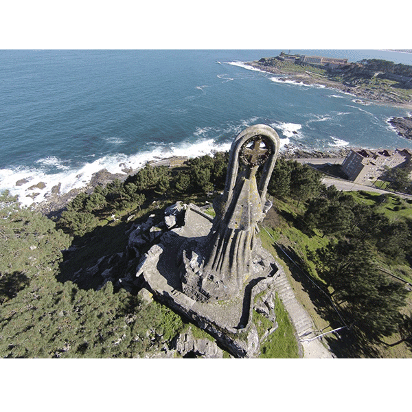 Mirador Virgen de la Roca en Baiona