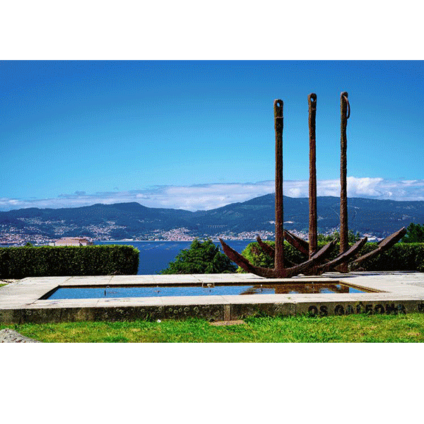 Monumento os Galeóns de Rande, en Vigo