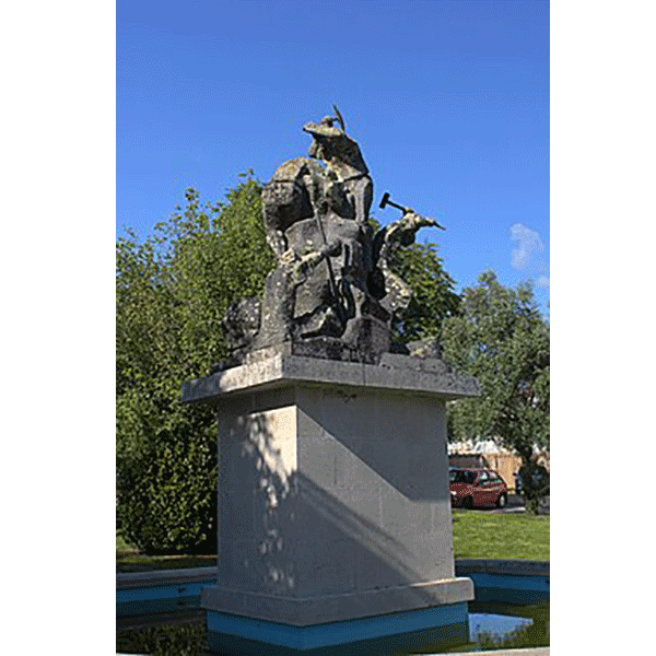 Monumento os canteiros de Cuntis, en Cuntis